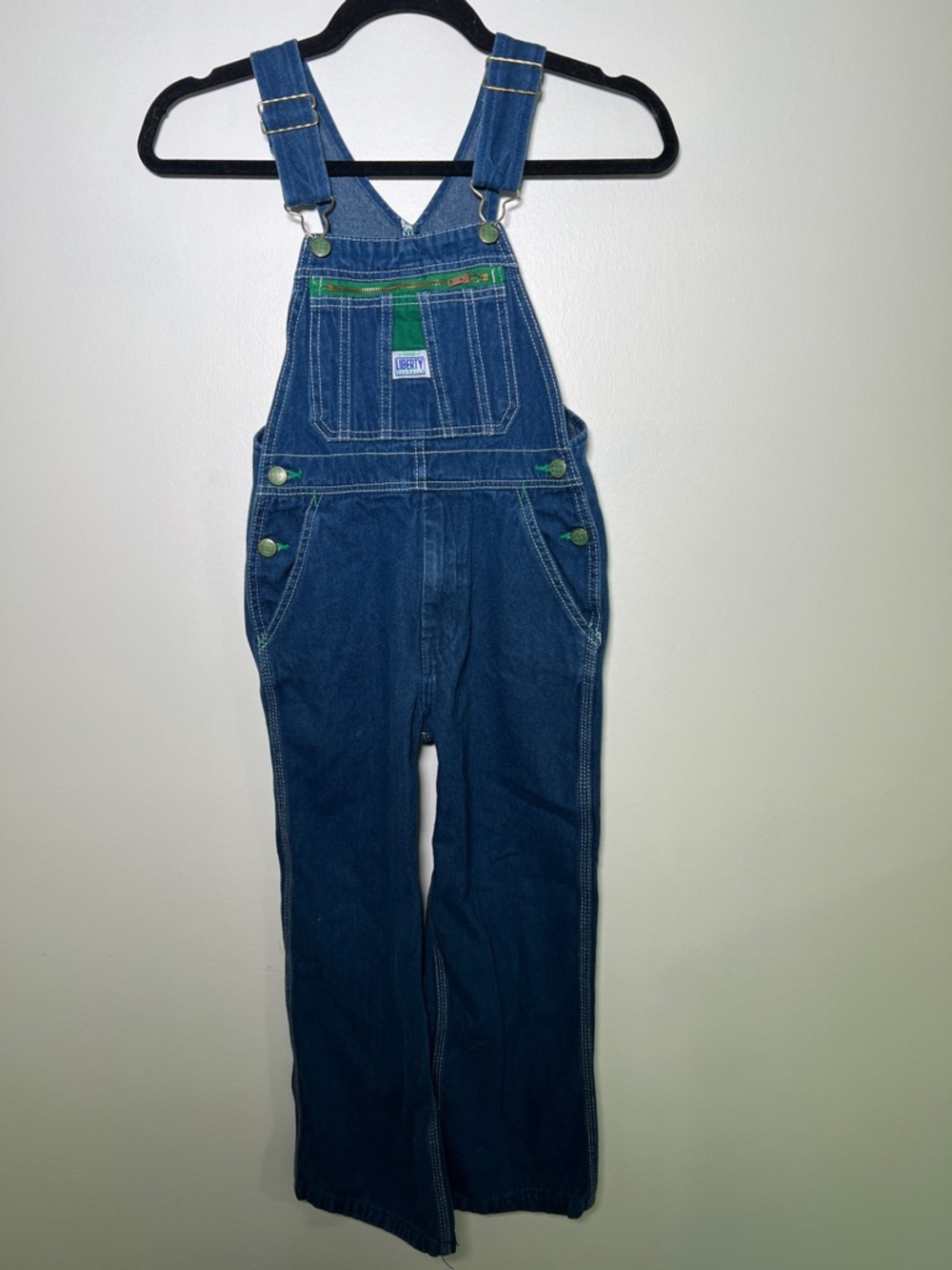 Liberty Dark Blue Kids Denim Overalls
